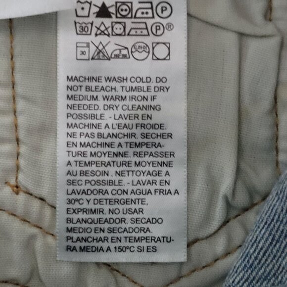 Levis Premium High-Rise Skinny Fit Jeans Womens Size 28 Blue Distressed - Picture 11 of 11